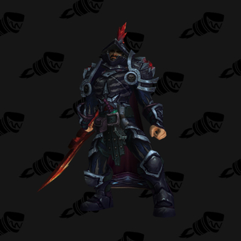 Death Knight PvP Arena Warlords Season 3 Blue Alliance Male Set