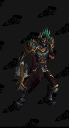 Death Knight PvP Arena Warlords Season 3 Horde Male Set