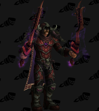 Death Knight PvP Arena Warlords Season 3 Epic Alliance Male Set