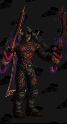 Death Knight PvP Arena Warlords Season 3 Alliance Male Set