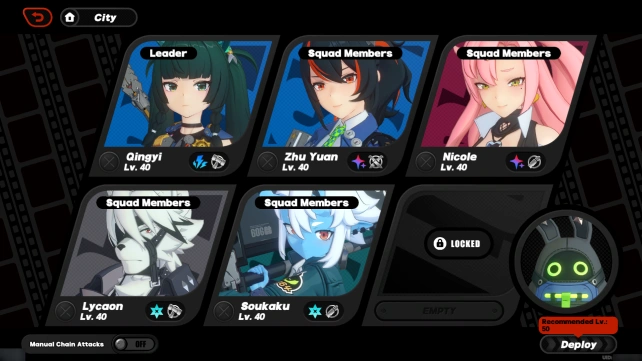 Withered Domain Squad Formation