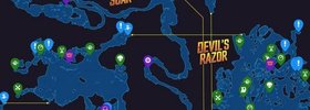 Interactive Zone Maps with All Points of Interest