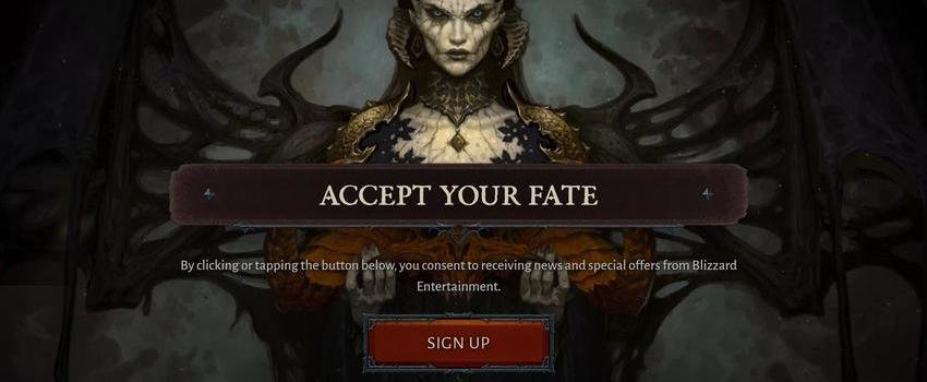diablo immortal beta sign up