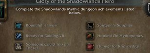 Glory of the Shadowlands Hero Has Already Been Completed