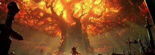 Teldrassil Animated Wallpaper Engine and Fan Art (Both During and Pre-Burning)