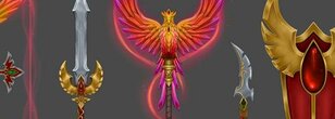 Heritage Weapon Fan Concepts for Blood Elves, Dranei and Night Elves