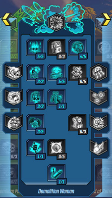 Demolition Woman Skill Tree