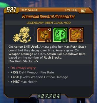 Example Level 50 Stats