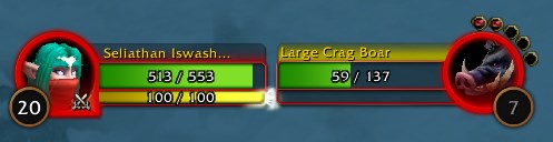 WoW Forever Rogue Energy and Combo Points