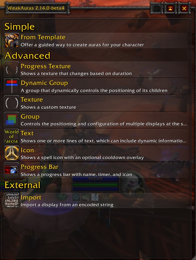 upgrade macro wow addons