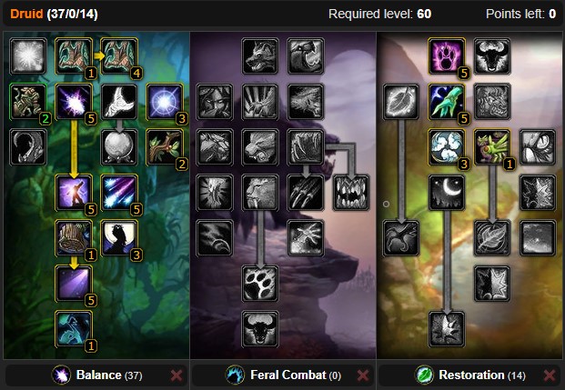 balance druid classic wow talents