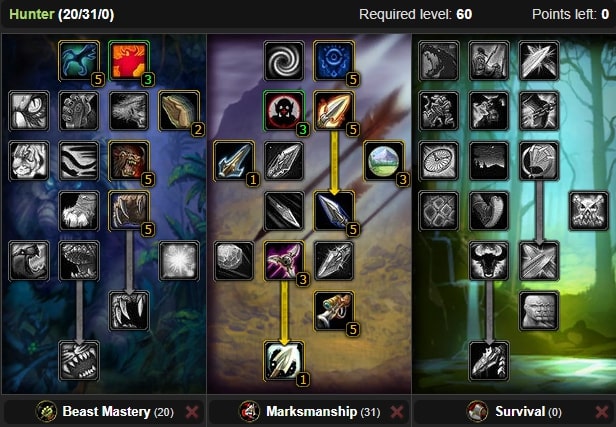 wowhead burning crusade talent calculator