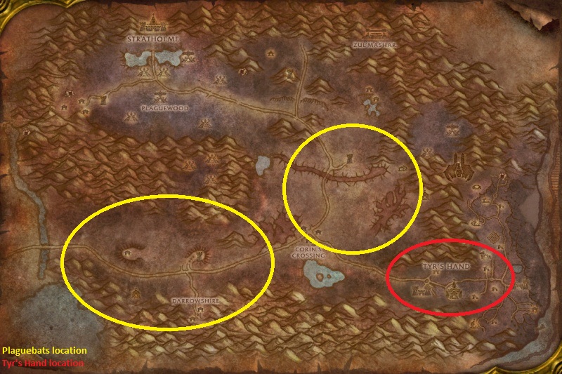 Eastern Plaguelands Shaman Farming Spots