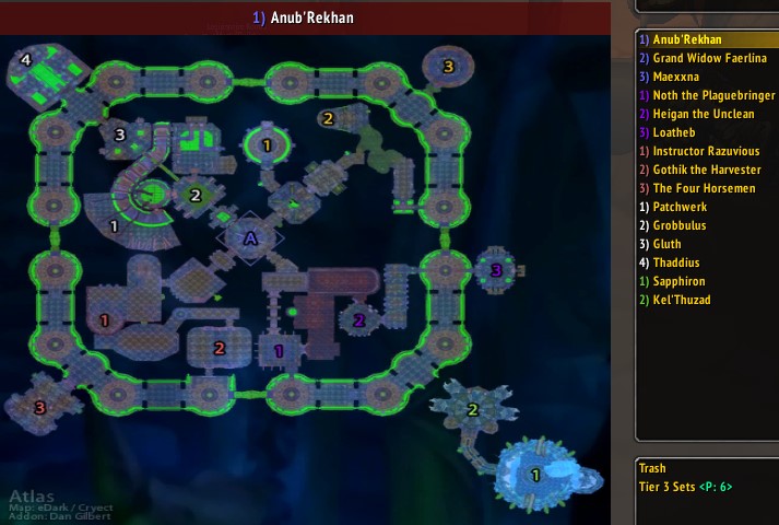 Naxxramas Map