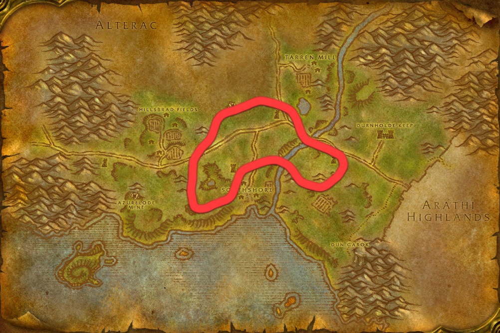 Leveling Skinning: Hillsbrad Foothills 100-150