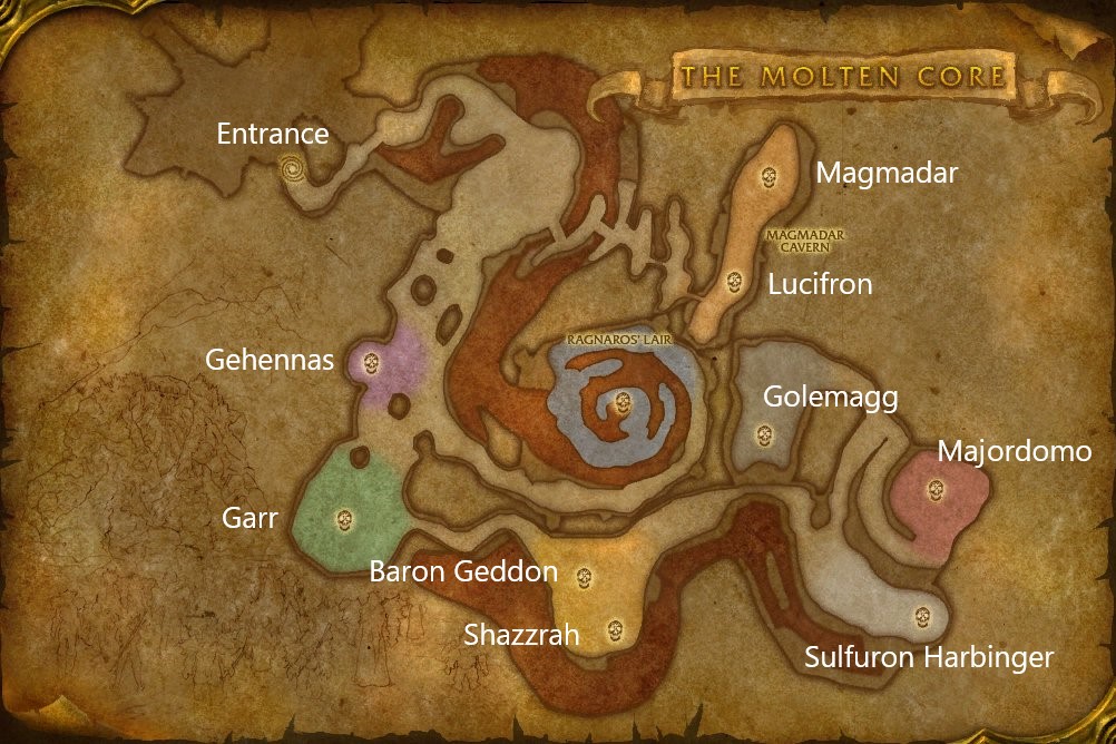 Molten Core Map