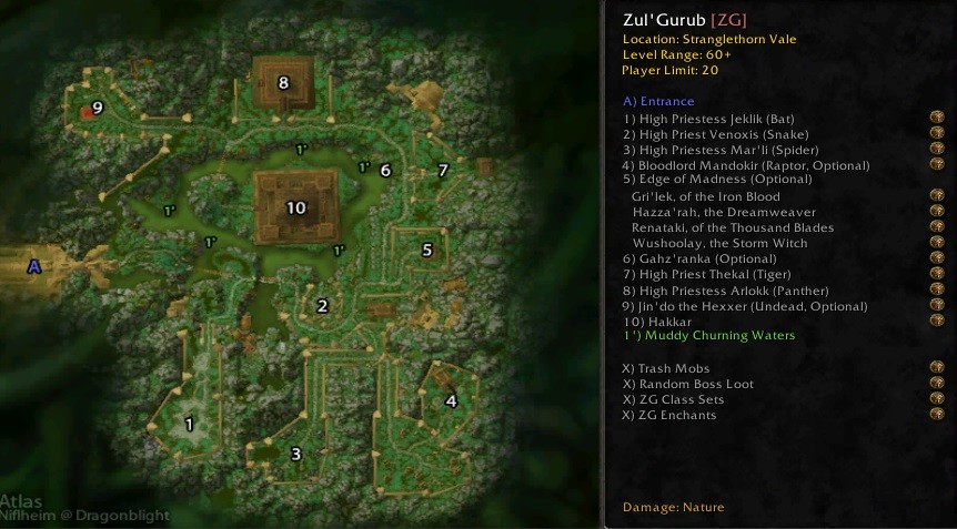 Zul'Gurub Map