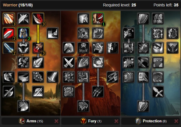 Season of Discovery Arms Warrior DPS Talent Builds - WoW Classic - Icy