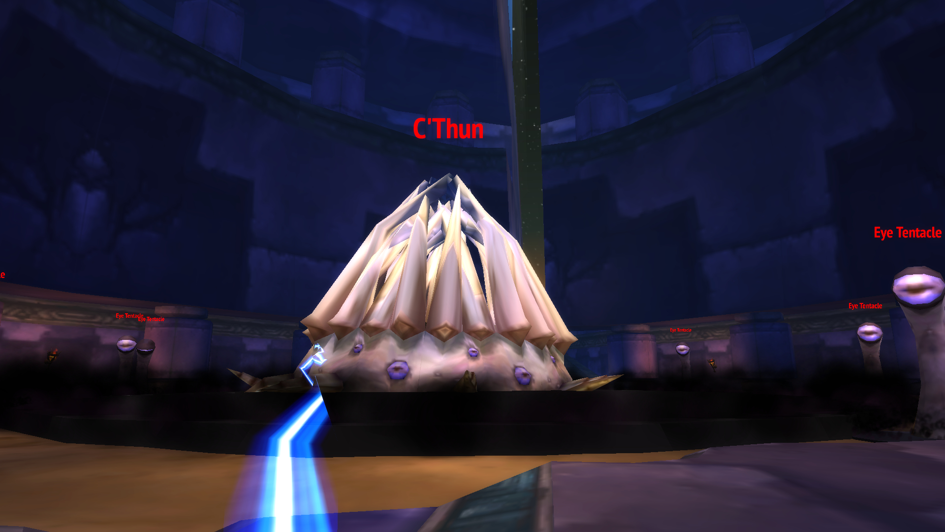 Body of C'Thun appearing