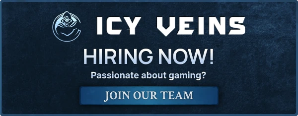 Icy Veins Hiring Now