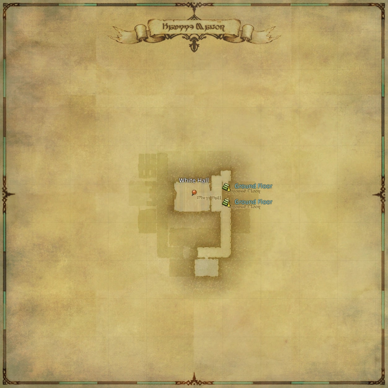 Map of Haukke Manor - Second Floor