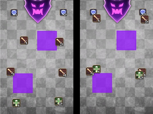 Spread or stack spots