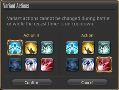 FFXIV Variant Actions
