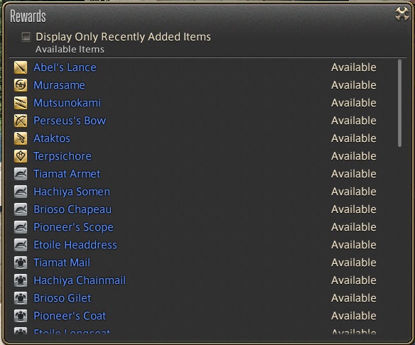 Artifact Gear Vendor