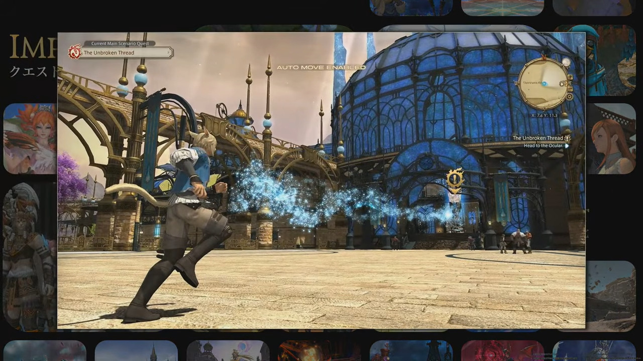 Automatic Movement Evercold FFXIV