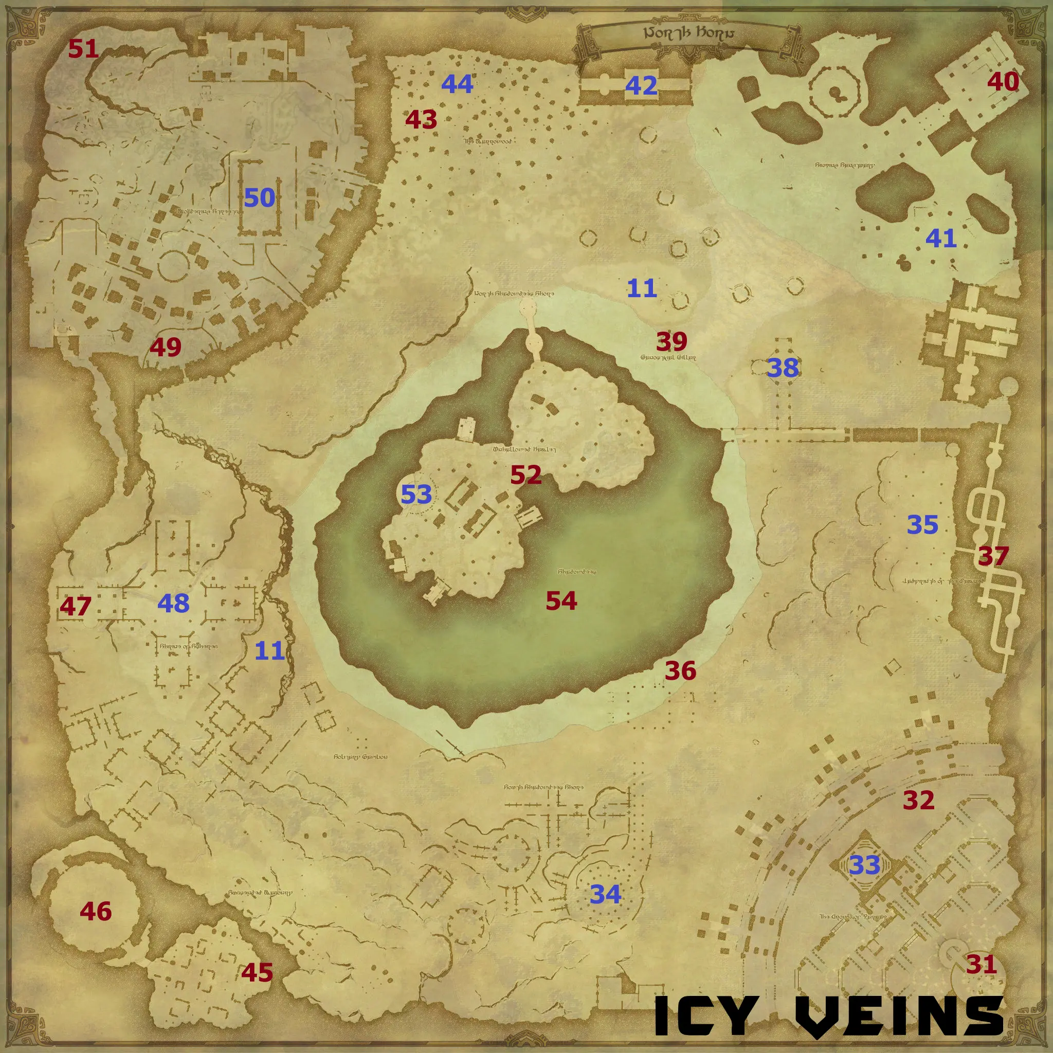 North Horn Records Map