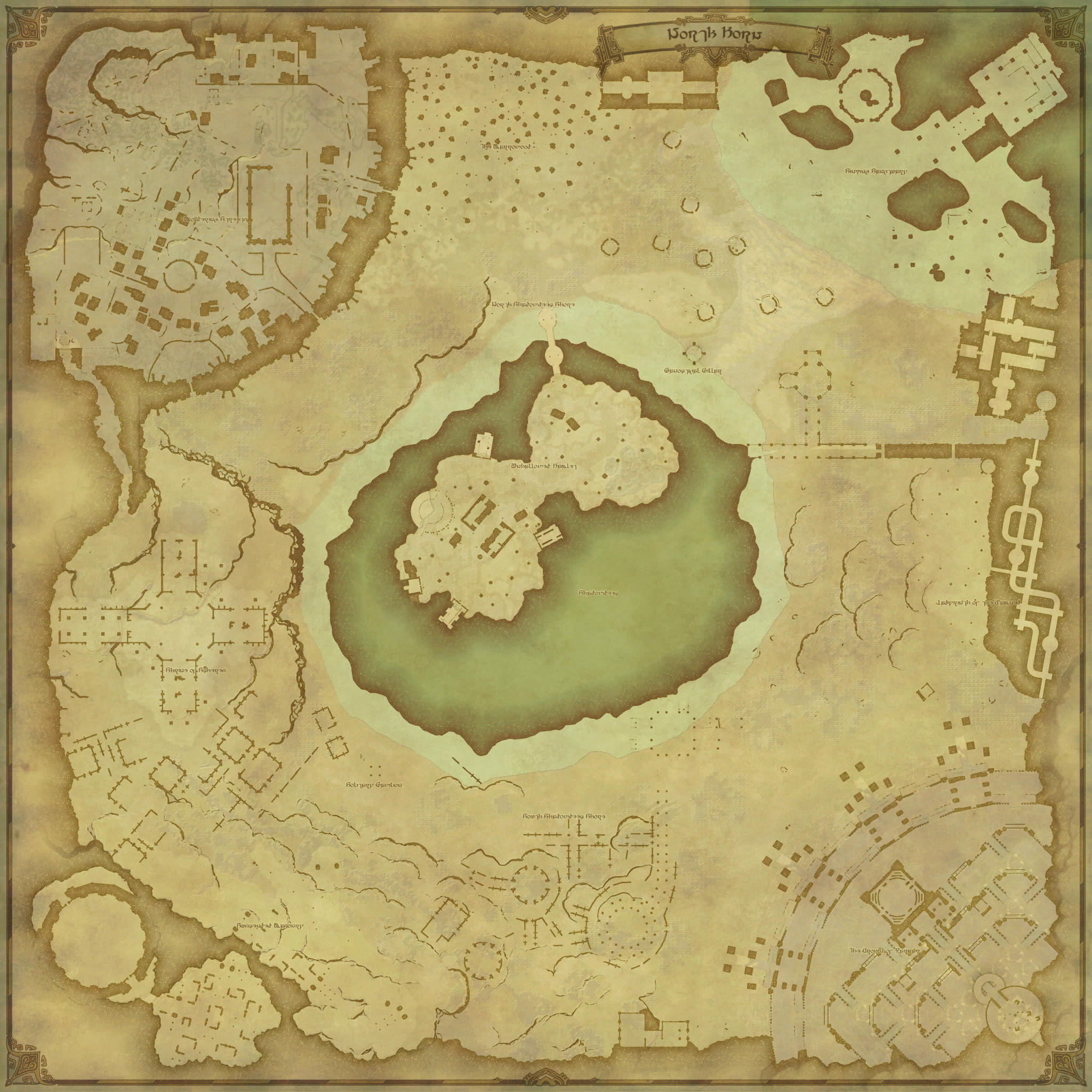 North Horn Map