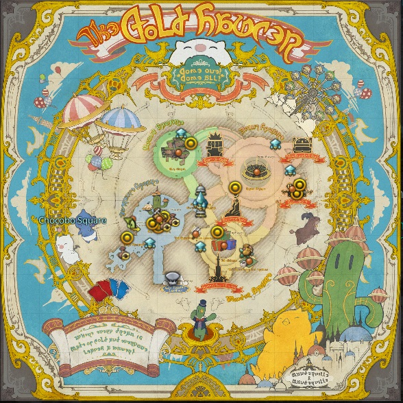 Map of the Gold Saucer
