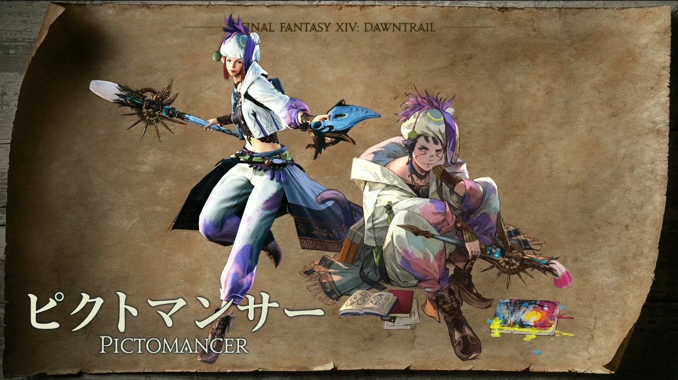 Pictomancer Concept Art Final Fantasy 14: Dawntrail
