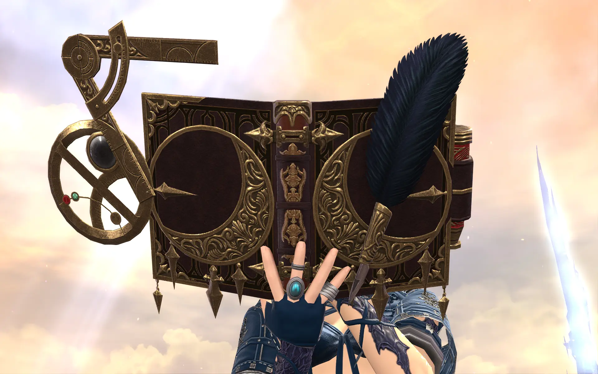 Phantom Penumbrae weapon for Scholar