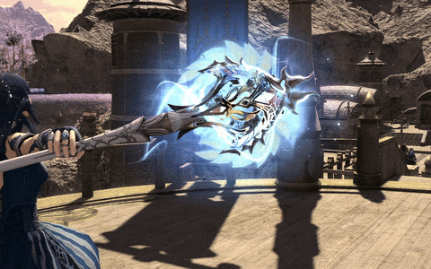 Phantom Obscurum weapon for White Mage