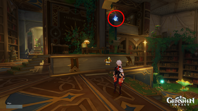 Temple of Space Mnemonic Cluster Collectables: #18 Here, circle around inside to find the Cluster above.