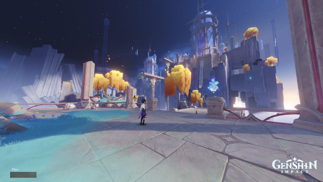 Temple of Space Mnemonic Cluster Collectables: #3 From #2, continue along the Spatial Bridge to find this Mnemonic Cluster.