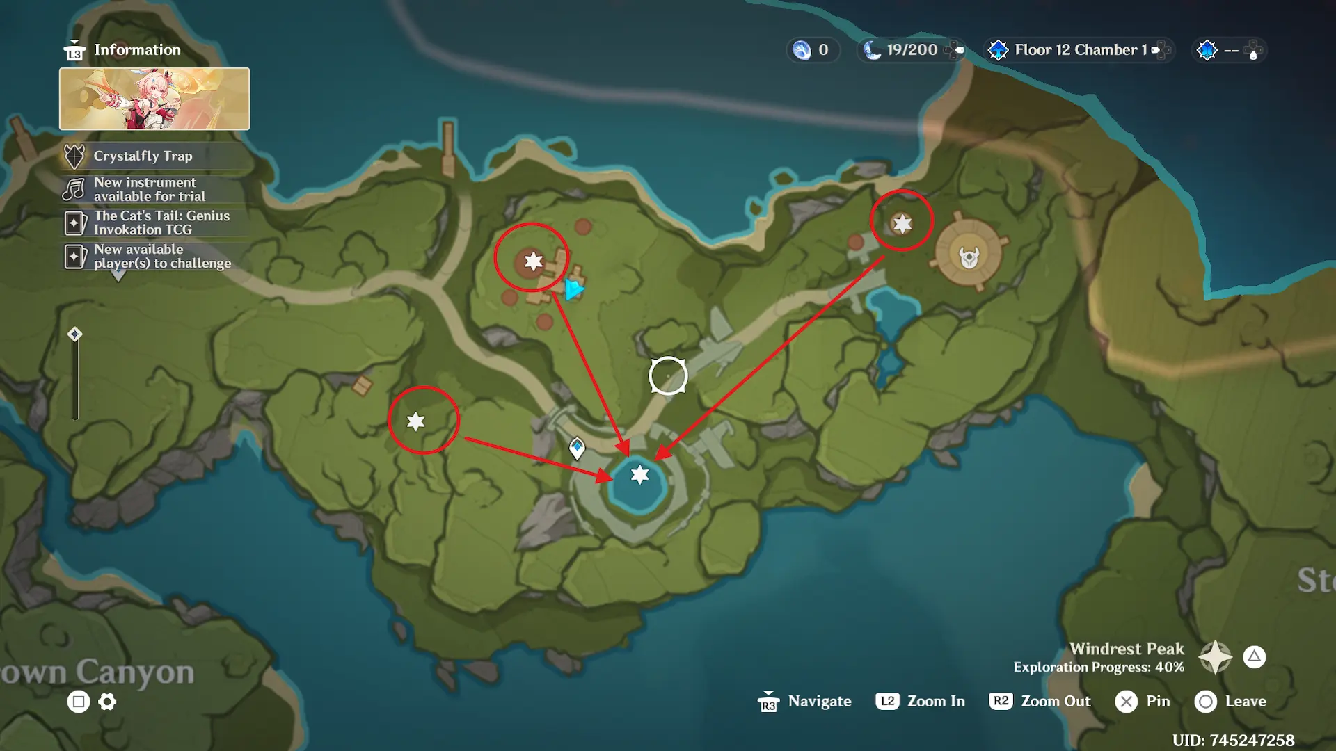 Windrest Peak Seelie Map