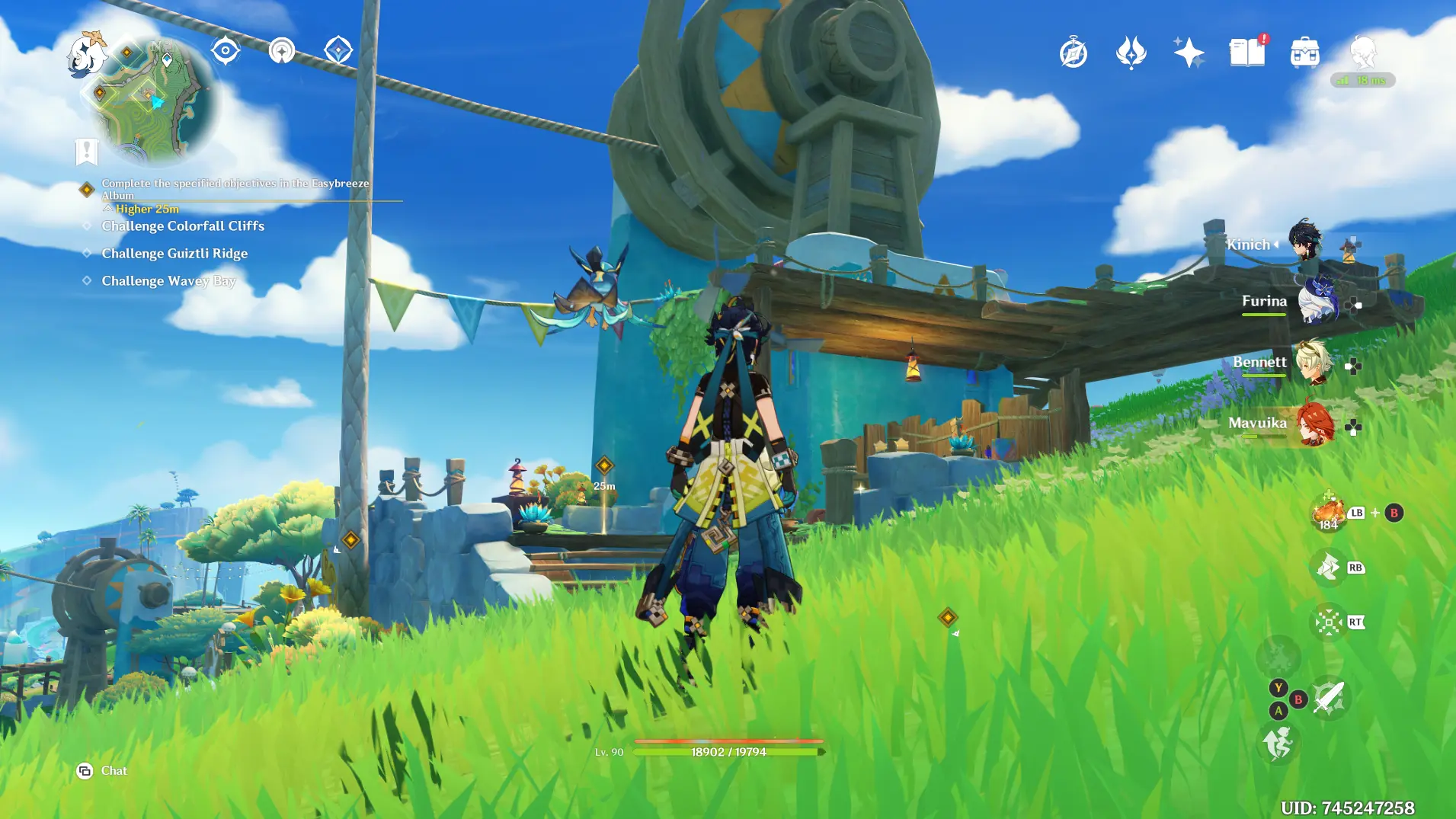 Easybreeze Holiday Resort Foamflower Fields Challenge Location