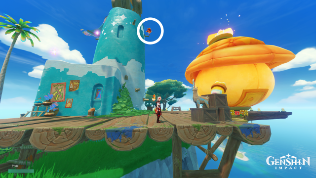 Easybreeze Holiday Resort Oculus Collectables: ##10 From the waypoint, climb up the building on the north side