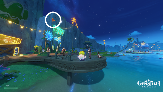 Easybreeze Holiday Resort Oculus Collectables: ##13 From the southern waypoint or #14, head north and jump off the cliff. Then climb the sign by indwelling an Asha