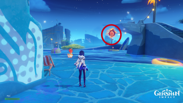 Easybreeze Holiday Resort Oculus Collectables: ##14 From the waypoint, climb up the stairs to the roof's pool area. Then jump off the springboard