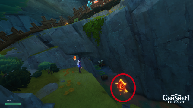 Easybreeze Holiday Resort Oculus Collectables: ##36 From Guiztli Ridge's entrance, jump down into the starting waterfall area. The Pyroculus is to the side of the bridge