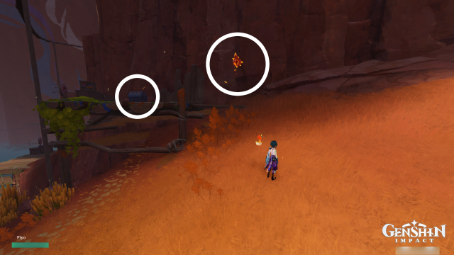 Easybreeze Holiday Resort Oculus Collectables: ##40 Complete the Guiztli Ridge quest first. The nearby enemies will explode a rock formation nearby, revealing the Pyroculus