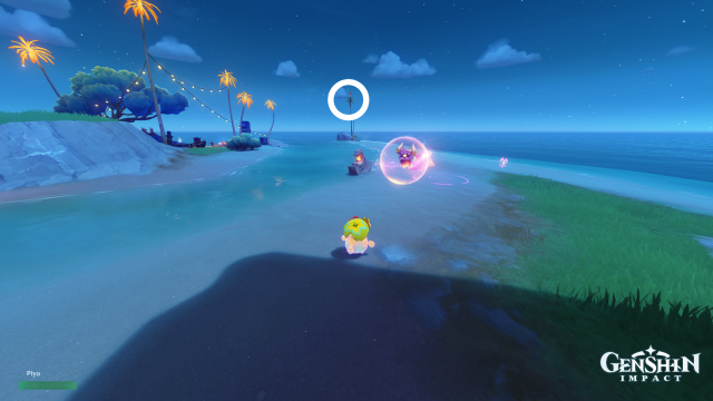 Easybreeze Holiday Resort Oculus Collectables: ##48 Head to the southwest of Tete Isle and indwell an Asha. You can get one by completing the nearby Monetoo challenge. Then climb up the palm tree with Asha