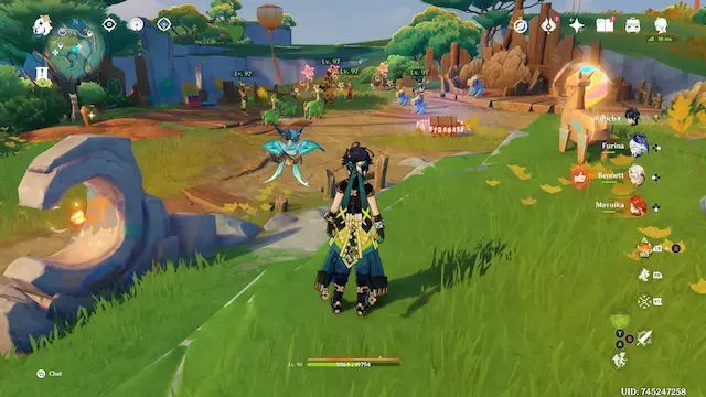 Easybreeze Common Collectables: ##2 On top, near some wooden Lamas. You can color them but it will not help you with the chest. Just defeat the enemies and the chest will unlock