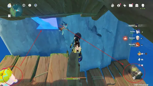 Easybreeze Common Collectables: ##4 On the stairs at the edge of the cliff, walk down until you see an Asha, indwell it and spray paint on the arrow, the chest will appear in the direction the arrow points