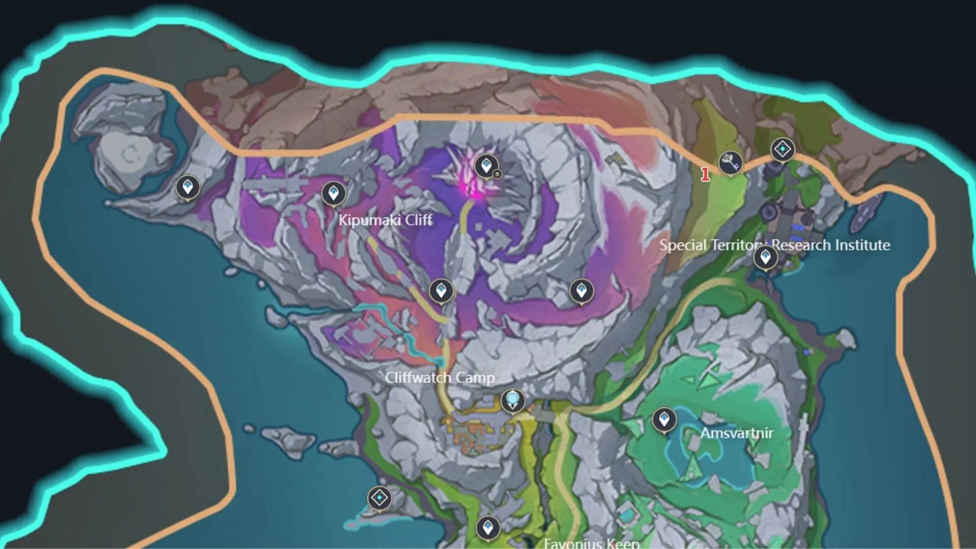 Ashveil Peak Shrine Location