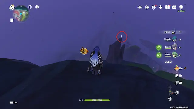 Ashveil Peak Lunoculus Collectables: ##17 Near the edge of the zone as well, on top of rocks