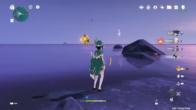 Ashveil Peak Lunoculus Collectables: ##3 At the tip of the very small island on a rock in the water